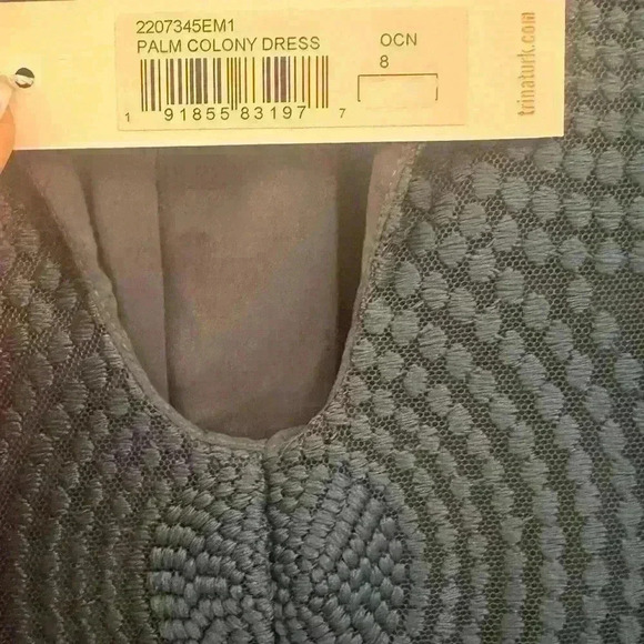 NWT - Trina Turk PALM COLONY DRESS Green Size 8 - Picture 5 of 8